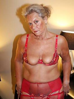 grandma in lingerie porno