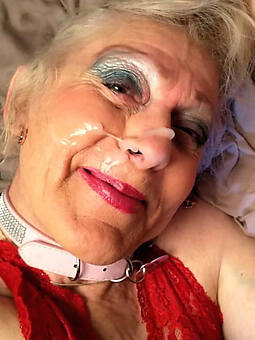 hot grandma facials stripping