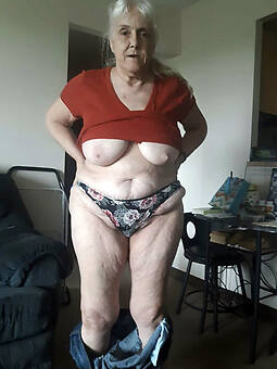 amazing 70 year old granny public nude