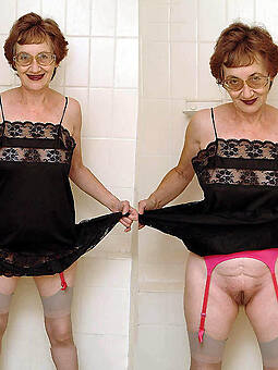 hot amateur granny dressed undressed