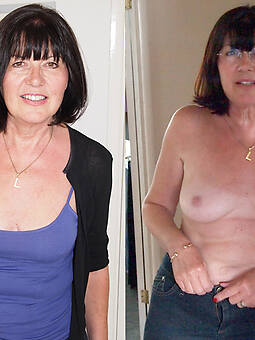fascinating hot dressed undressed granny